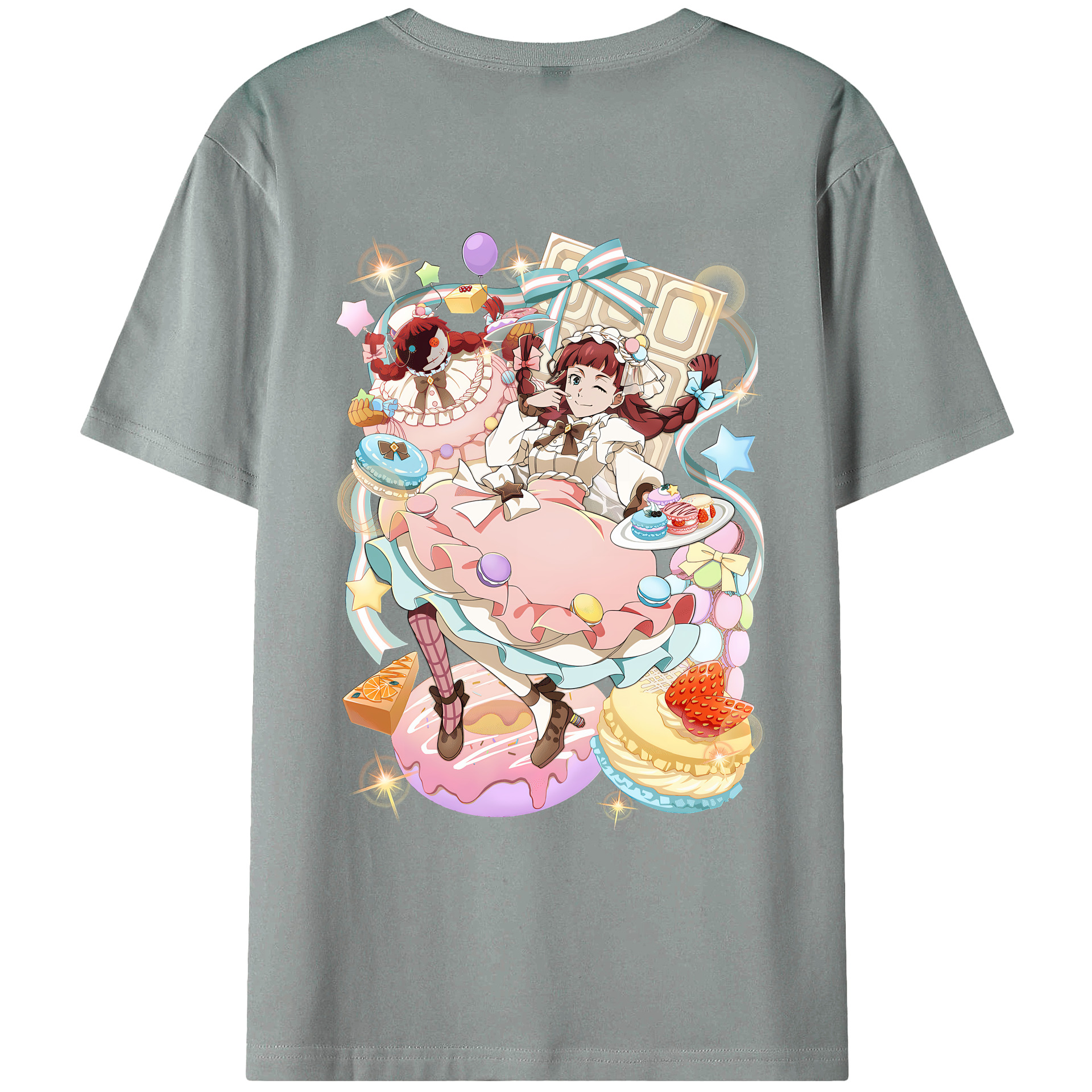（画像用） 文豪ストレイドッグス Bungo Stray Dogs 綿100％ メンズ半袖Tシャツ（バックプリント） 通気性